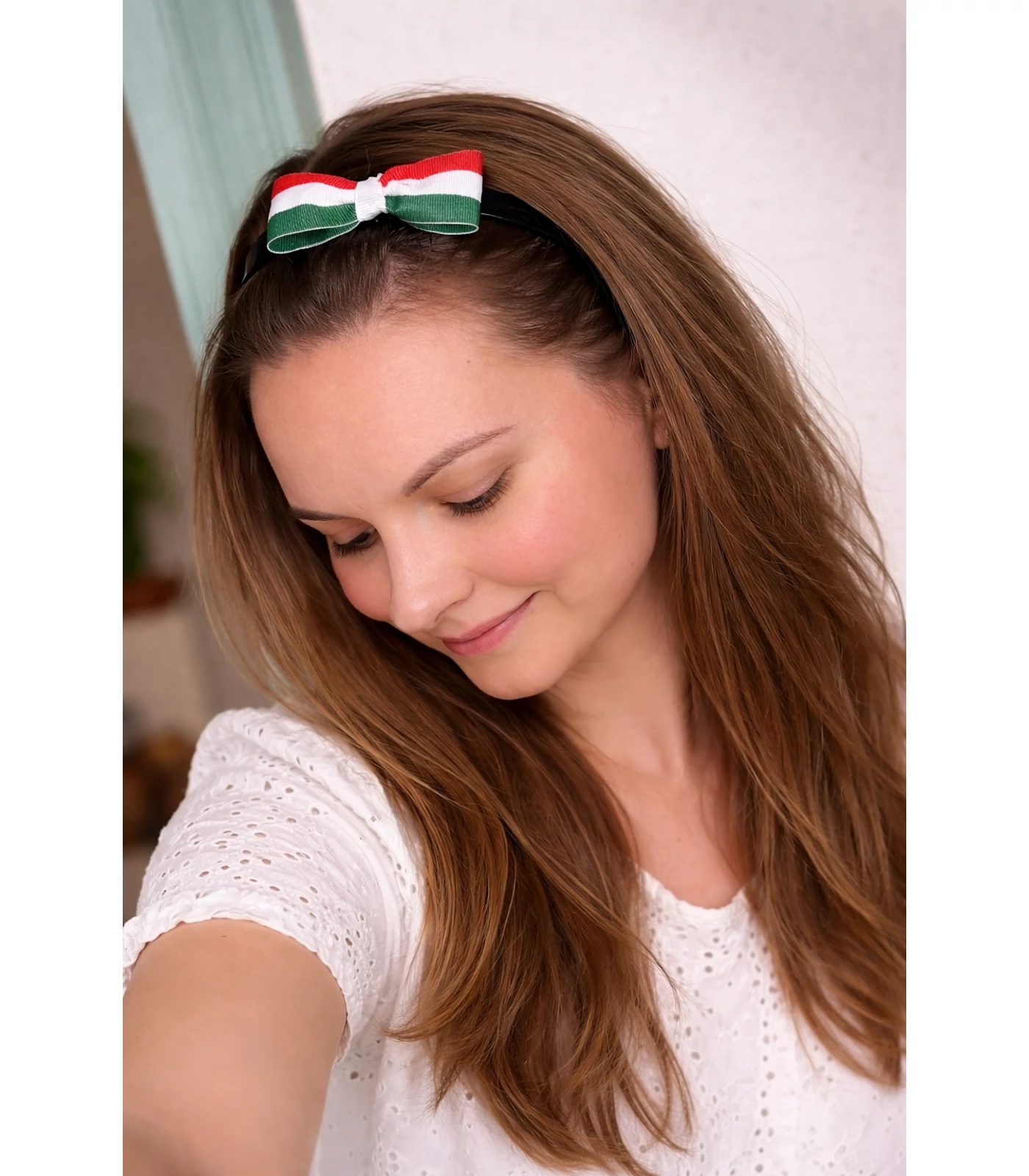 Kokárda hajpánttal