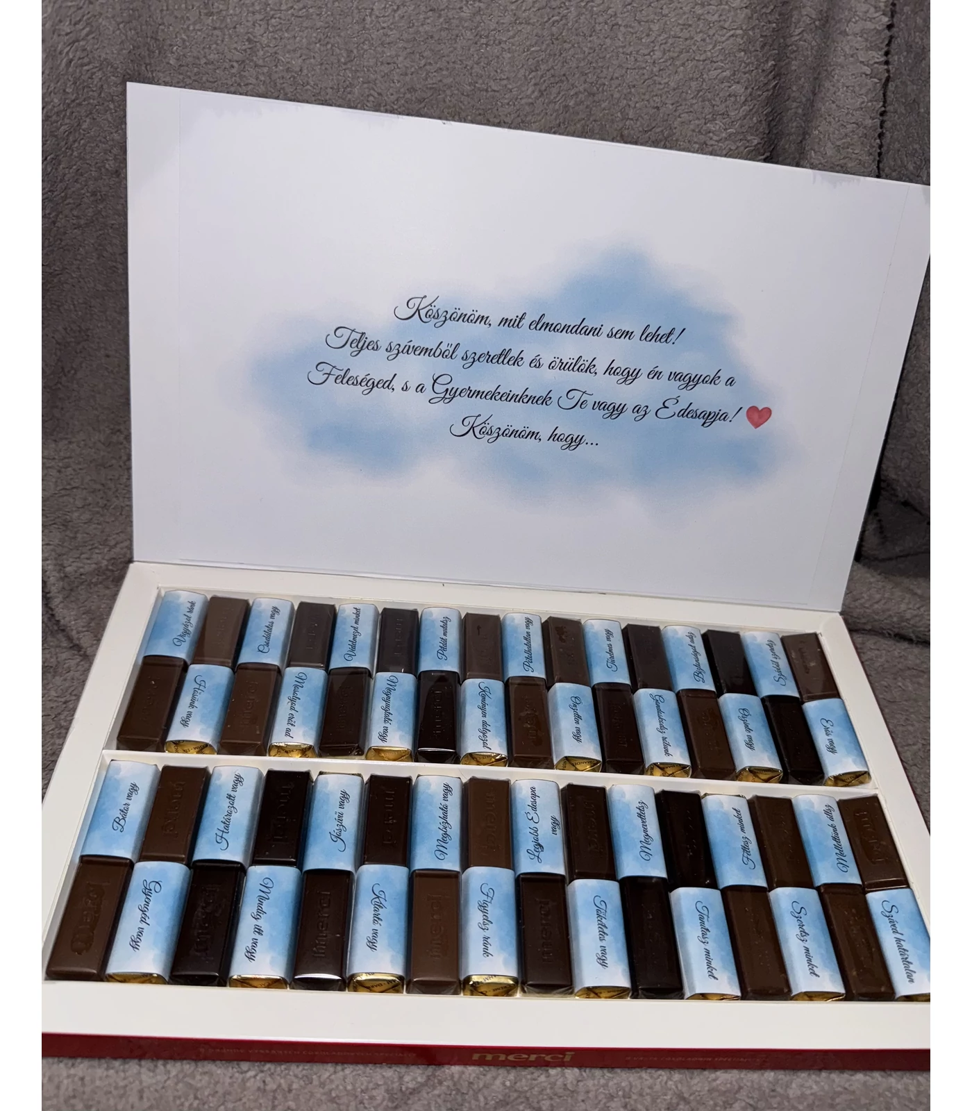 Merci - Személyes üzenettel 400 gramm