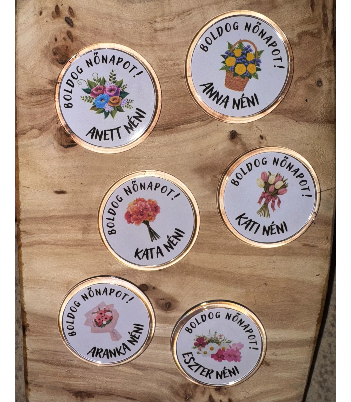 Hűtőmágnes - Boldog Nőnapot!