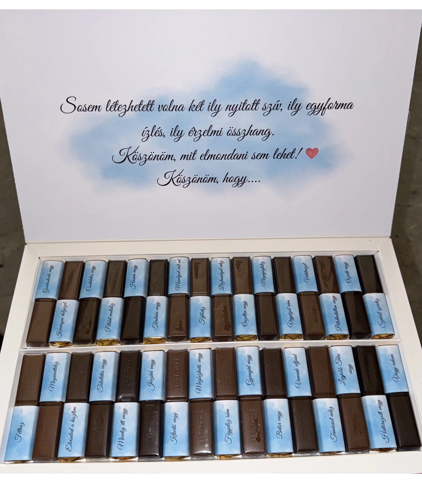 Merci - Személyes üzenettel 200 gramm