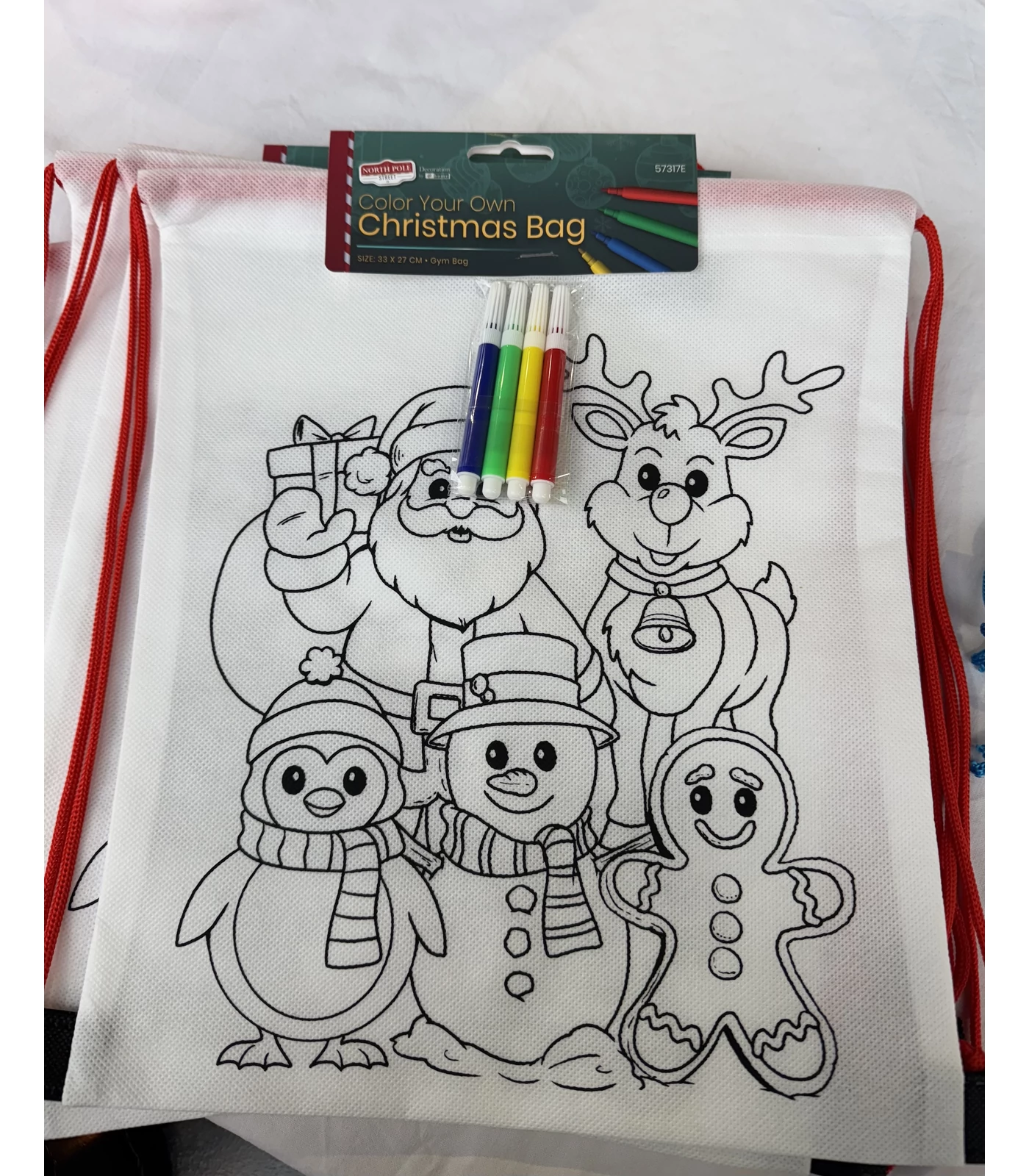 Színezhető tornazsák