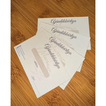 Ajándékutalvány - 1 000Ft