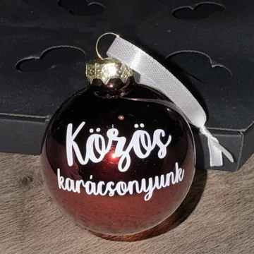 Karácsonyfagömb Mama